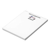 郵便最高の付き郵便付き郵便配達人 ノートパッド (回転)