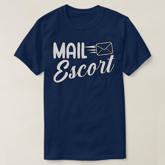 郵便物の護送 Tシャツ (デザイン正面)