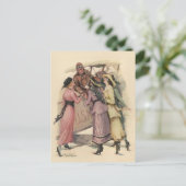 郵便物を持ち上げる ポストカード (スタンド正面)