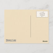 郵便物を持ち上げる ポストカード (裏面)