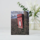 郵便王室の郵便郵便局田舎の英語の田舎 ポストカード (スタンド正面)