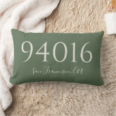 郵便番号と町へようこそ ランバークッション (ブランケット)