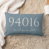 郵便番号と町へようこそ ランバークッション (ブランケット)