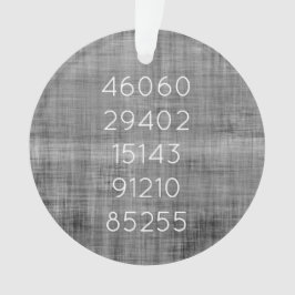 郵便番号の移動履歴新しいホーム名ブラック オーナメント