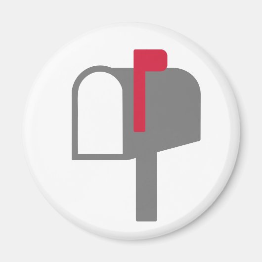 郵便箱の文字 マグネット (正面)