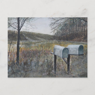 郵便箱 ポストカード