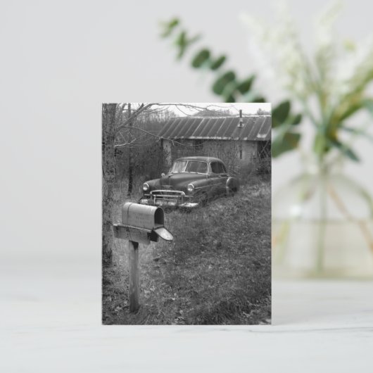 郵便車 ポストカード (スタンド正面)