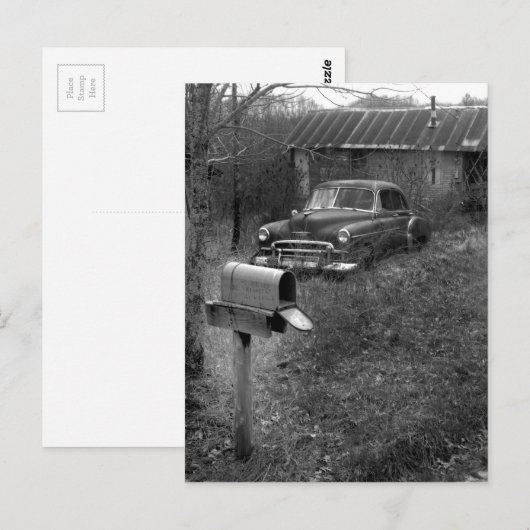 郵便車 ポストカード (正面/裏面)