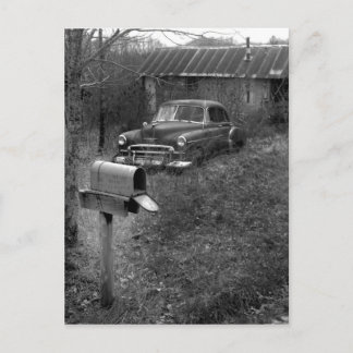 郵便車 ポストカード