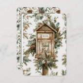 郵便運送業者サンキューカード休日メールボックス サンキューカード (正面/裏面)