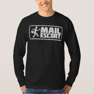 郵便運送業者レトロヴィンテージ郵便作業者引用文1 Tシャツ