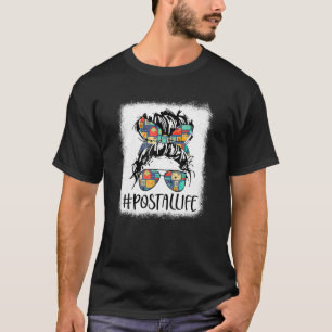 郵便運送業者郵便局漂白モット Tシャツ