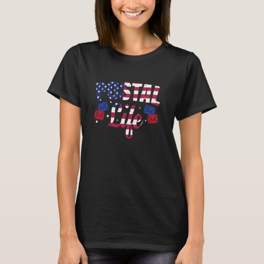 郵便郵便局米国郵便サービス Tシャツ (正面)