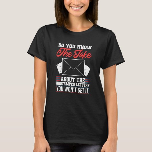 郵便郵便局郵便配達人 Tシャツ (正面)
