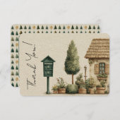 郵便配送業者のメールボックスサンキューカード サンキューカード (正面/裏面)