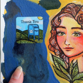 郵便配送業者ドロップボックス郵便サービスアート スクエアシール