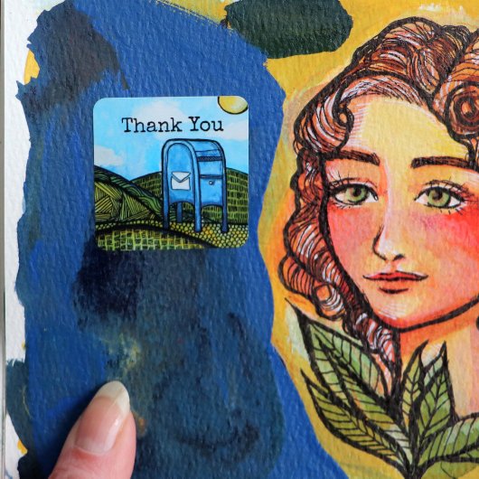 郵便配送業者ドロップボックス郵便サービスアート スクエアシール