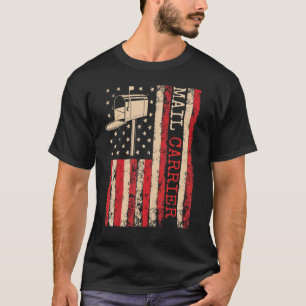 郵便配送業者愛国郵便局郵便ポスト Tシャツ