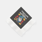 郵便配達のノーム メール 縁ありカクテルナプキン (角)