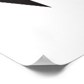 郵便配達アイコンのポスター ポスター (角)