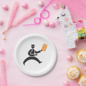 郵便配達アイコンの紙プレート ペーパープレート (パーティー)