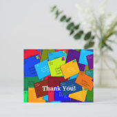 郵便配達人ありがとうポストカード ポストカード (スタンド正面)