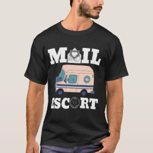 郵便配達人に関する笑わされるユーモアのジョーク Tシャツ