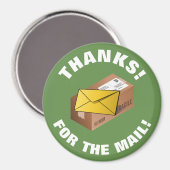 郵便配達人への贈り物 |丸磁石 マグネット (正面/裏面)