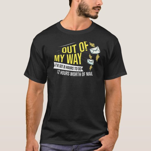 郵便配達人米国郵便人労働保険料 Tシャツ (正面)