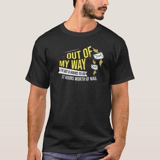 郵便配達人米国郵便人労働保険料 Tシャツ (正面)