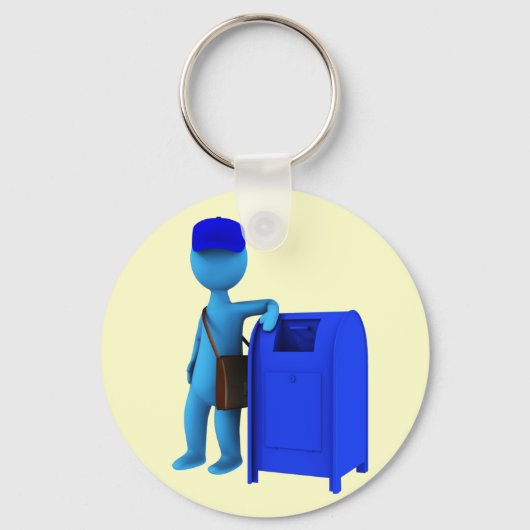 郵便配達人 キーホルダー (正面)