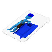 郵便配達人 マグネット (左側)