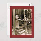 郵便配達員さん ポストカード (正面/裏面)