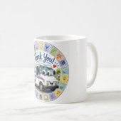 郵便配達員に感謝 コーヒーマグカップ (正面右)