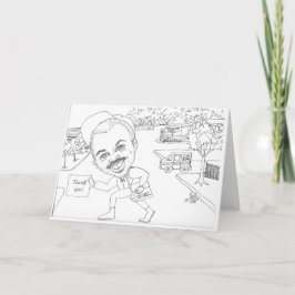 郵便配達員のダグが感謝の意を表します！ シーズンカード