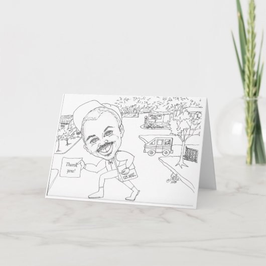 郵便配達員のダグが感謝を伝えます！ シーズンカード (正面)