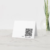 郵便配達員は健康な挨拶状を得ます カード (裏面)