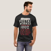 郵便配達員与え常100 12 Tシャツ (正面フル)