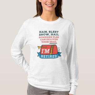 郵便配達員退職した退職郵便局員 Tシャツ