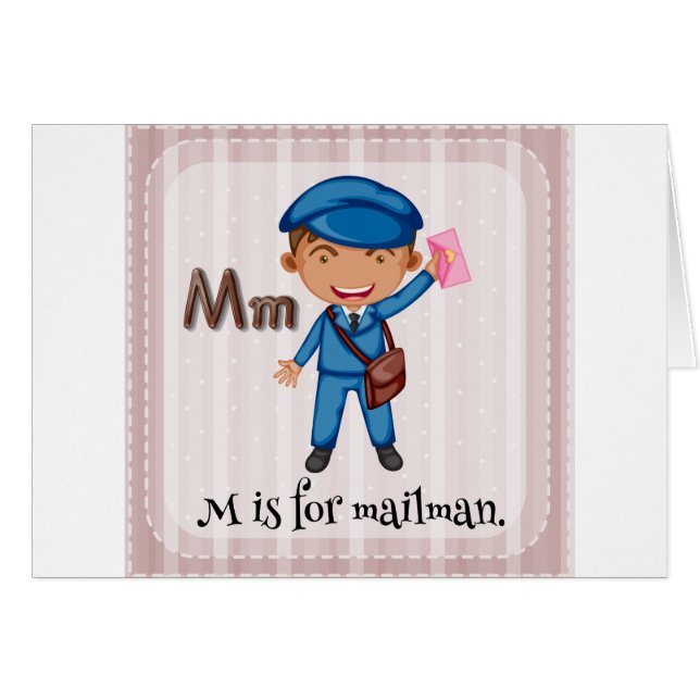 郵便配達員 (正面横)