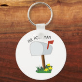 郵便配達員 キーホルダー (正面)