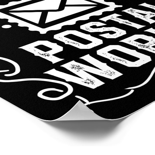 郵便配達員 ポスター (角)