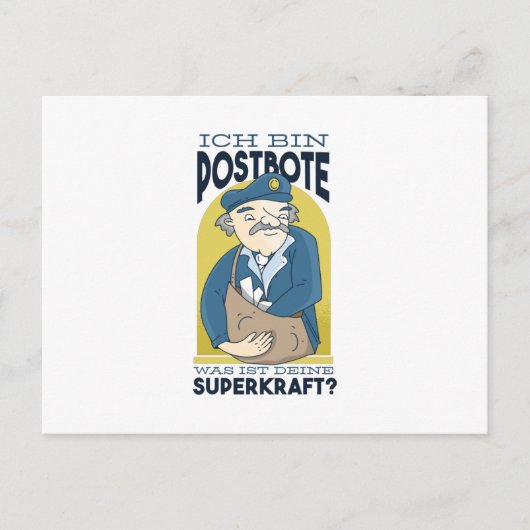 郵便配達員 ポストカード (正面)