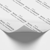 郵便配達員 ラッピングペーパー (角)