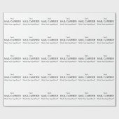 郵便配達員 ラッピングペーパー (フラット)