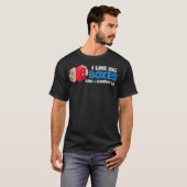 郵便配達員 大きな箱 郵便受け ルート Tシャツ (正面フル)