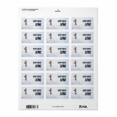 郵便配達用のラブラベル付きで送信 ラベル (フルシート)