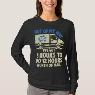 郵便配達運転手および米国郵便局員 Tシャツ