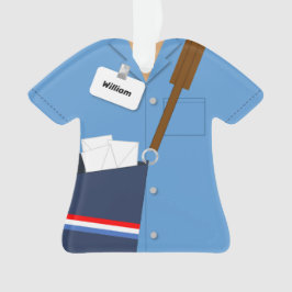 郵便配達郵便局の職業 オーナメント