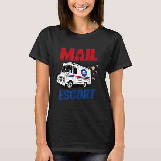 郵便配達郵便局米国郵便局員 Tシャツ (正面)